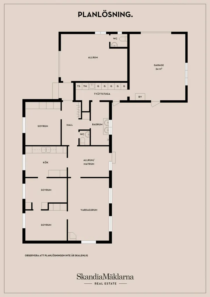 Plan - 1-Storey Villa with Garden in Sollentuna