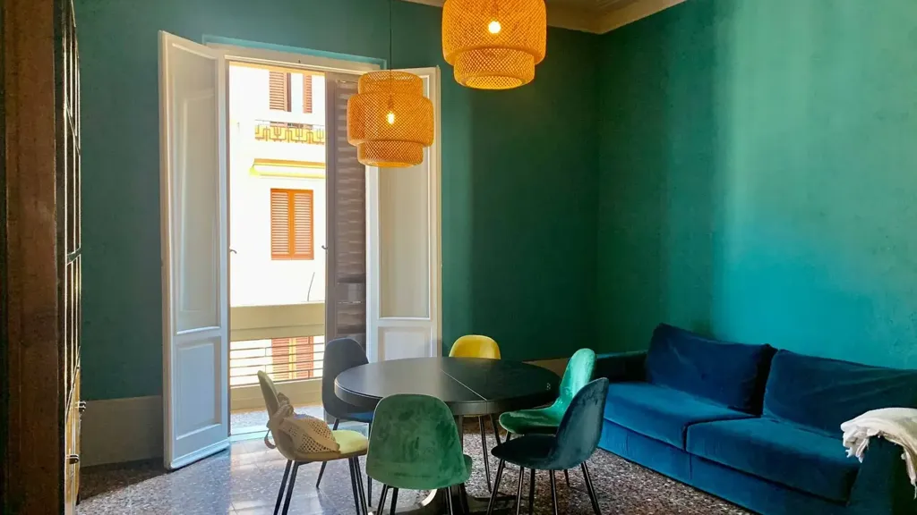Söögituba - Elegant 2-Bedroom Apartment in Florence