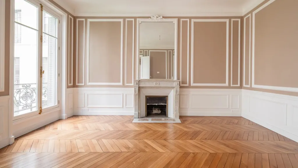 Séjour - Appartement de 5 Pièces avec Cour Arborée à Paris 75017
