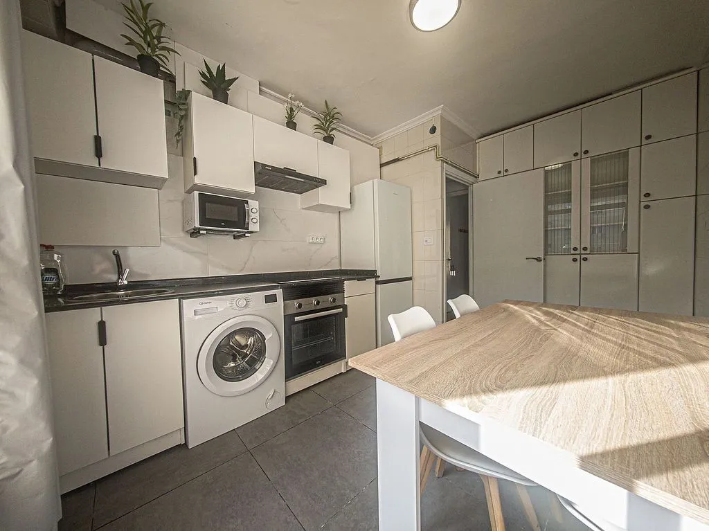 Kitchen - Furnished Flat with Balcony in Santa Lucía
