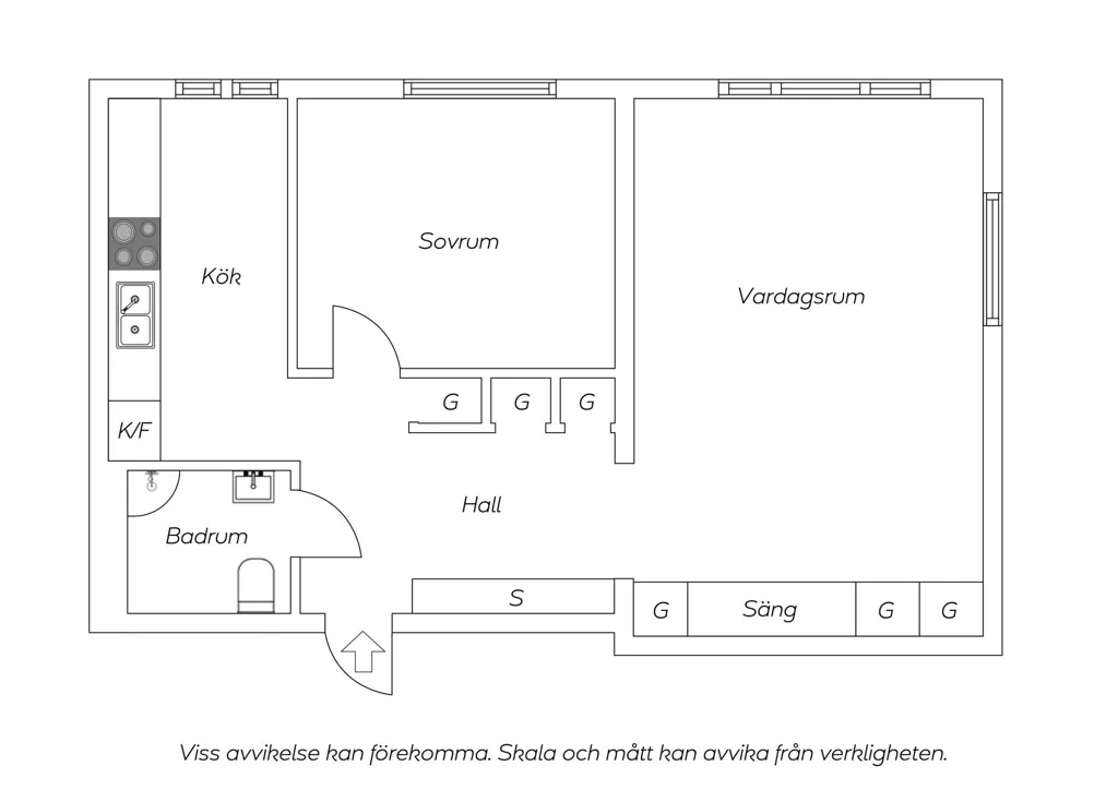 Floor Plan - Apartment with Parking in Södertälje