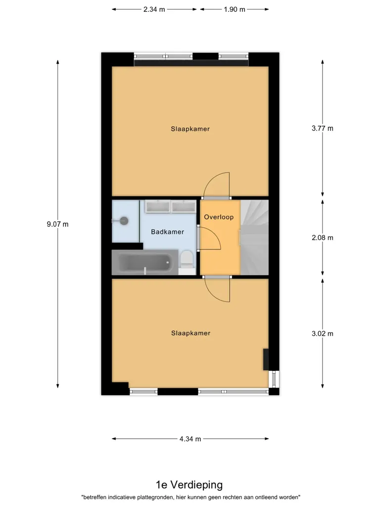 Plaan - Two-Storey House with Garden in Bladel