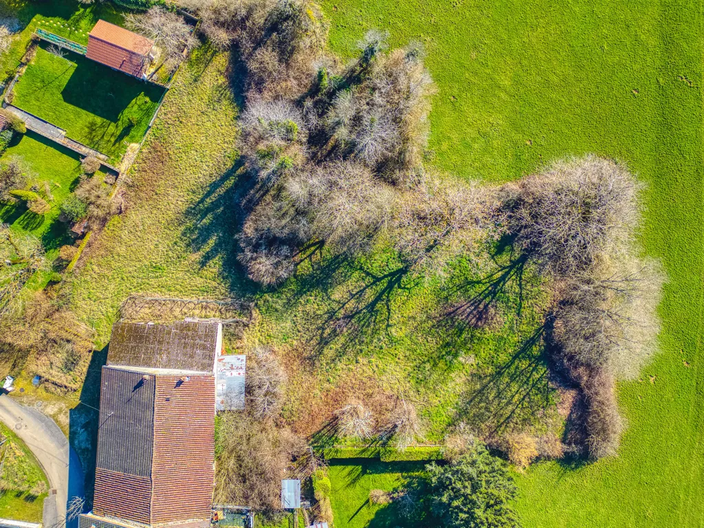 Vue aérienne - Maison en Pierre avec Terrain à Bohas
