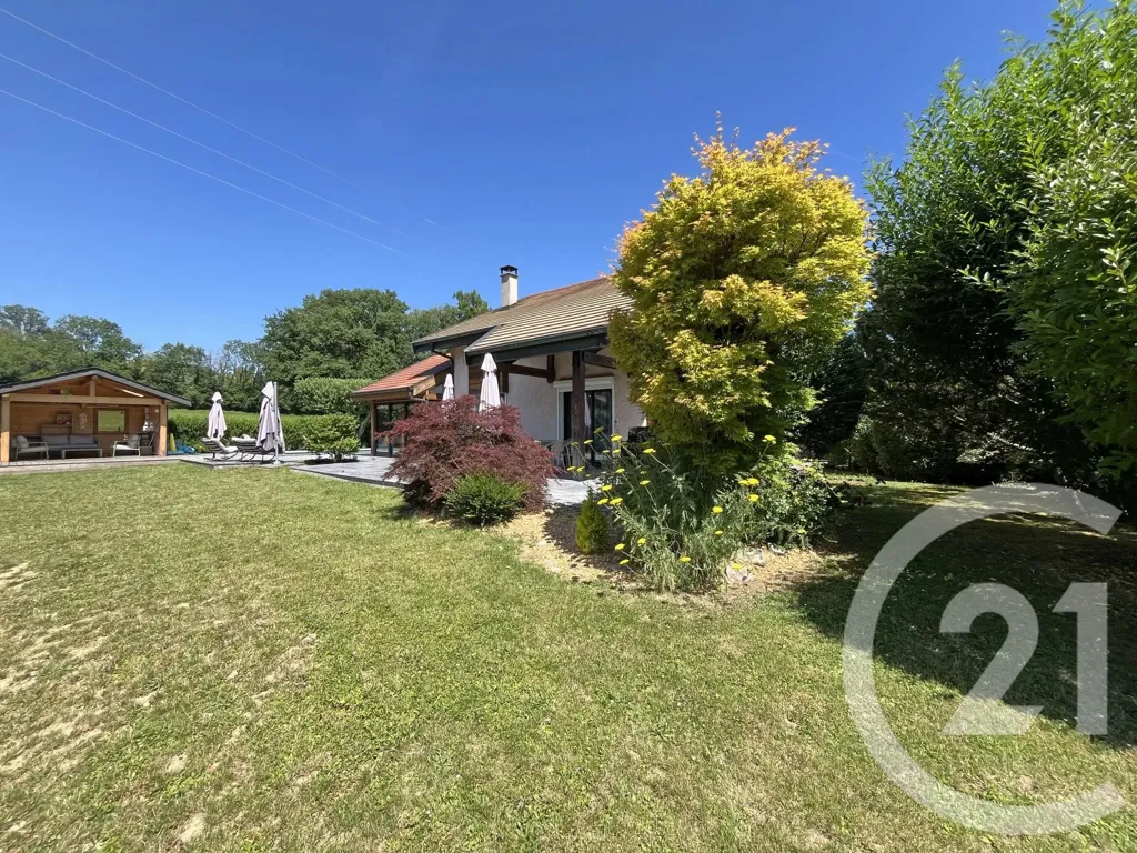 Jardin - Villa avec Piscine Chauffée à Allinges