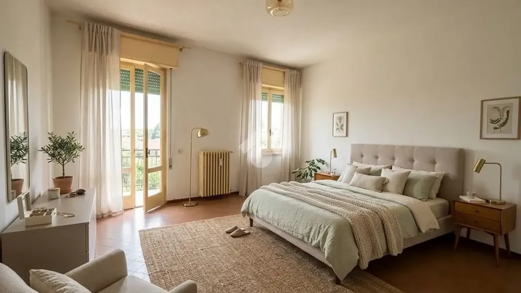 Chambres - Trilocale with Balcony in Verolanuova