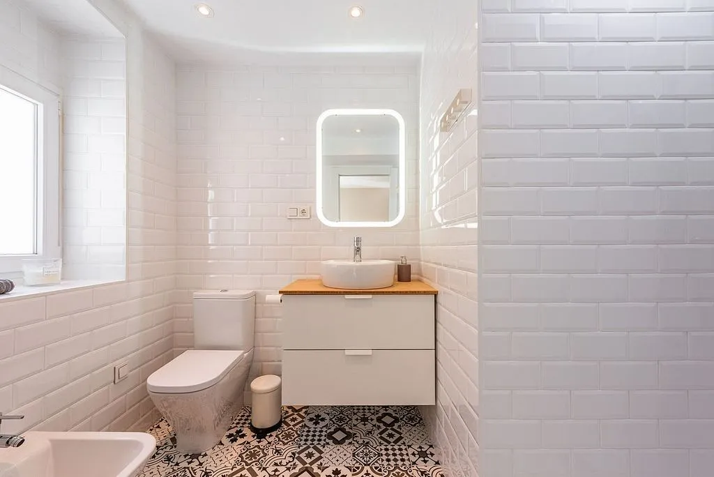 Salles de bain - Apartment with Terrace in Sierra Nevada