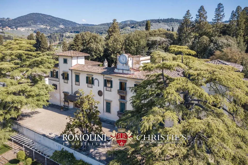 Vue aérienne - Historic Villa with Panoramic Views near Florence