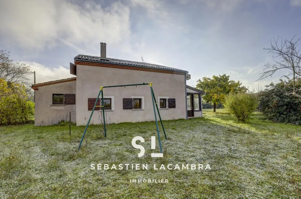 Jardin - Maison de Caractère avec Terrain à Bâtir à Puygouzon