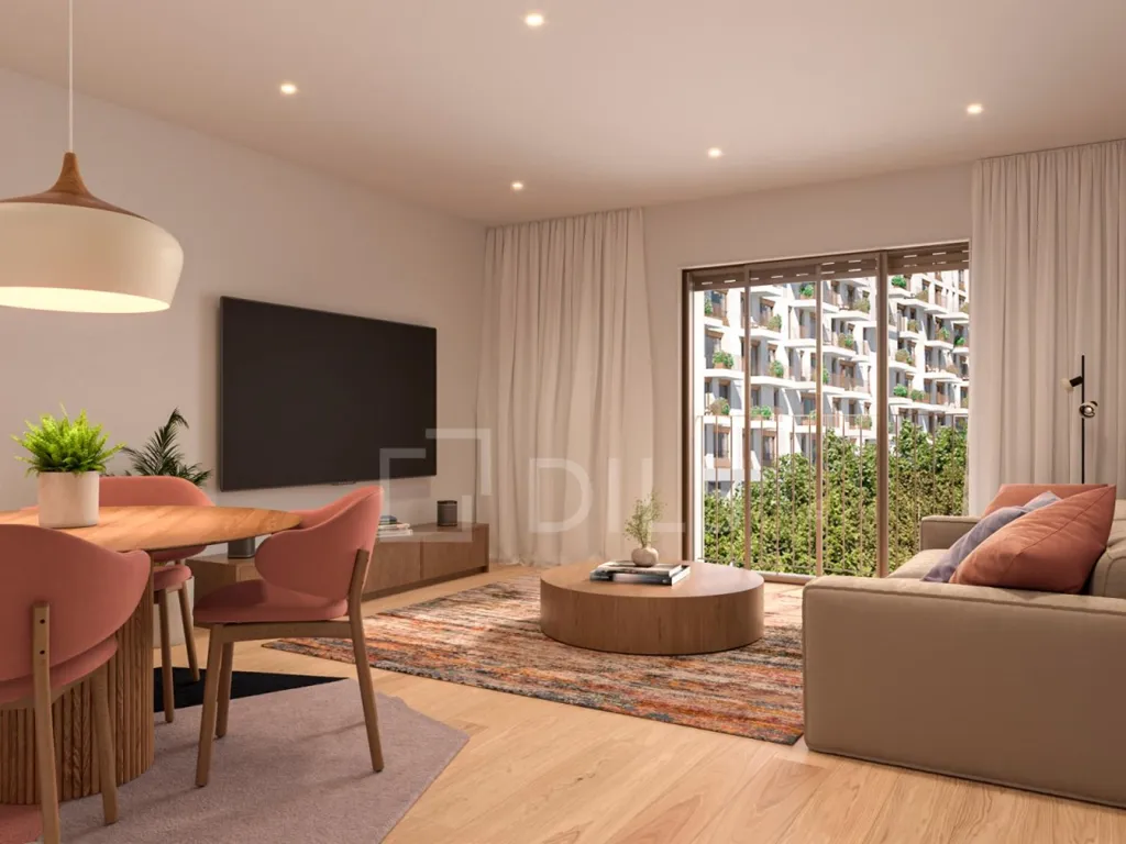 Soggiorno - T3 Apartment with Parking in Porto