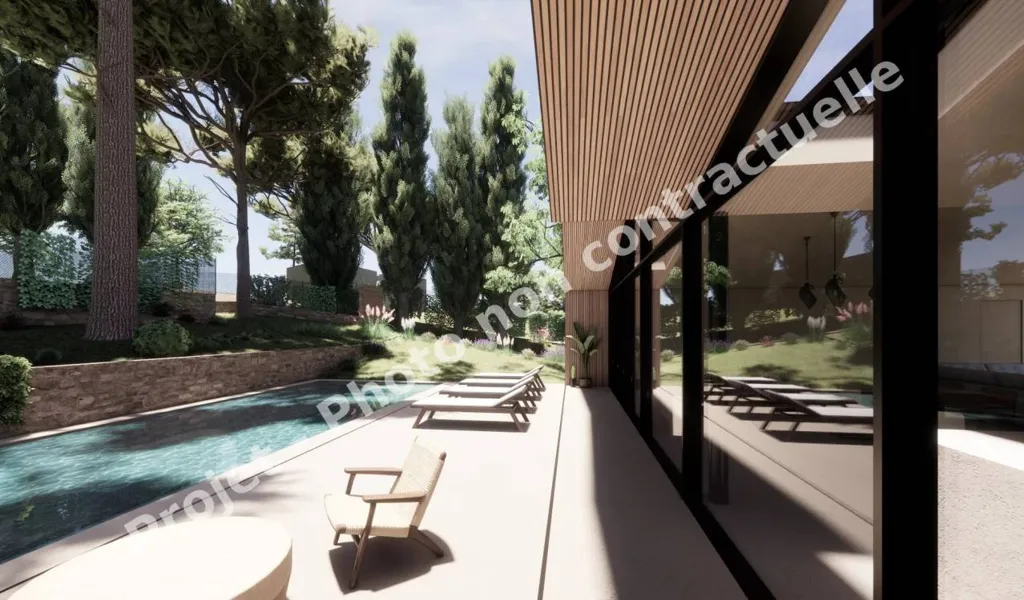 Buildable Land with Mountain and City Views in Valbonne