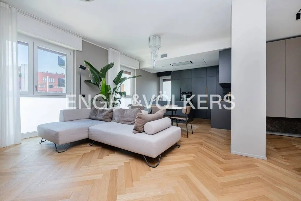 Living Room - Luxury Flat with Terrace in Corso Lodi, Milan