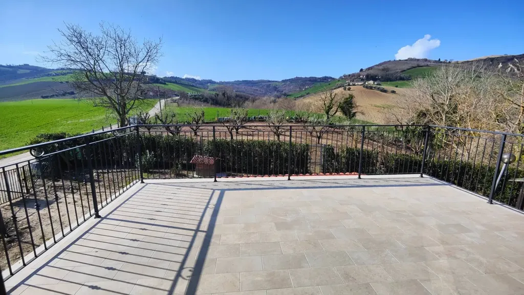 Terrasse - Rustic House with Garden in Castignano