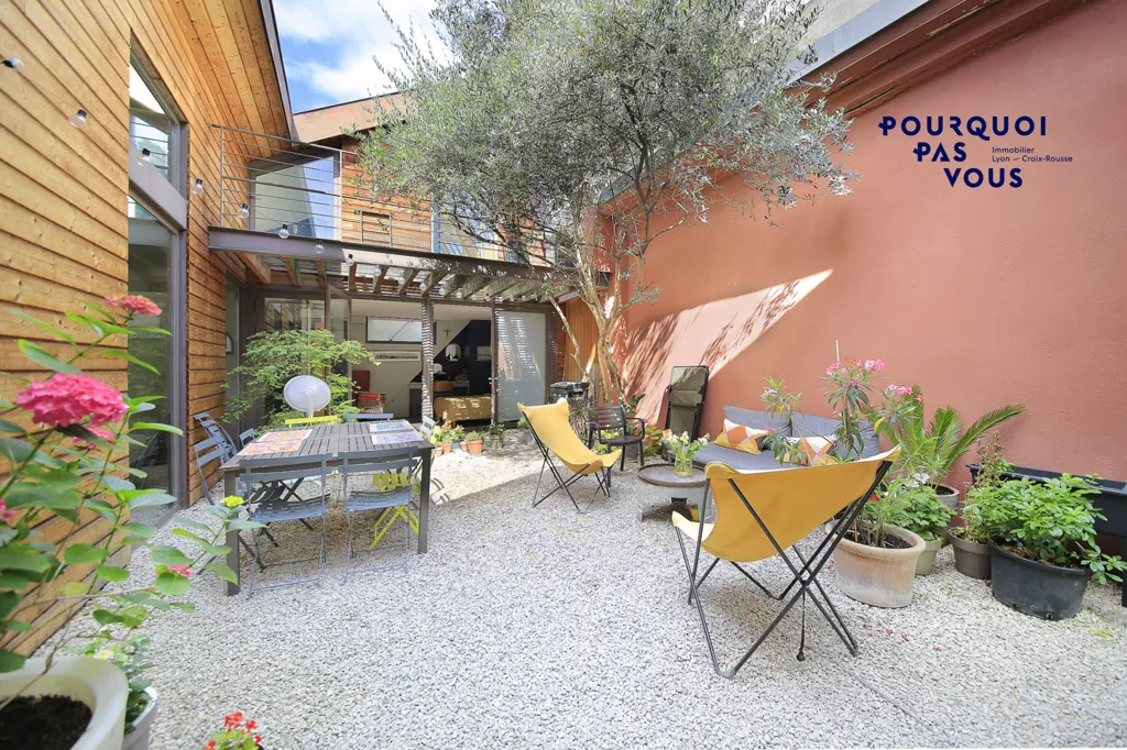 Terrass - Loft with Patio in Lyon 4e