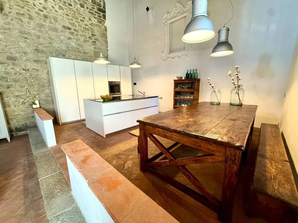 Köök - Terraced House with Pool in Figline e Incisa Valdarno