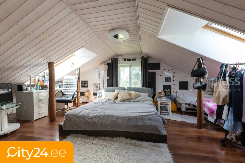 Chambres - Attic Flat with Terrace in Tartu Centre