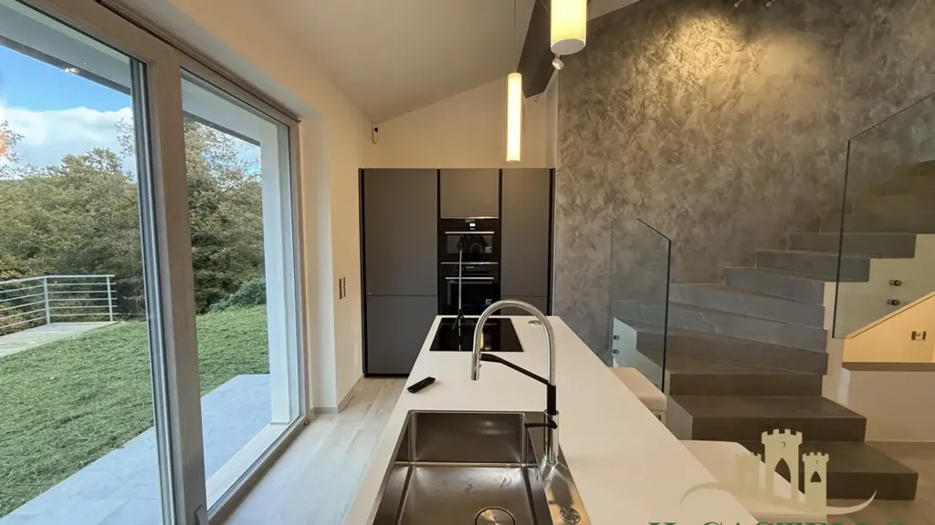 Cuisine - Modern Villa with Lake View in Magione
