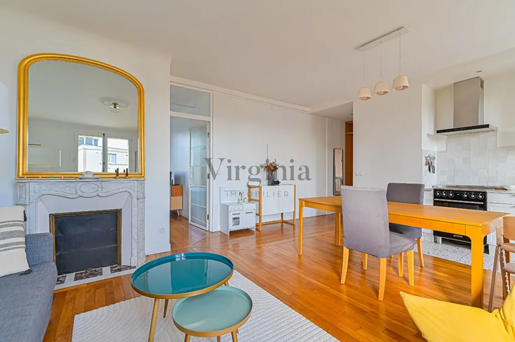 Séjour - Appartement Refait avec Balcon à Charenton-le-Pont
