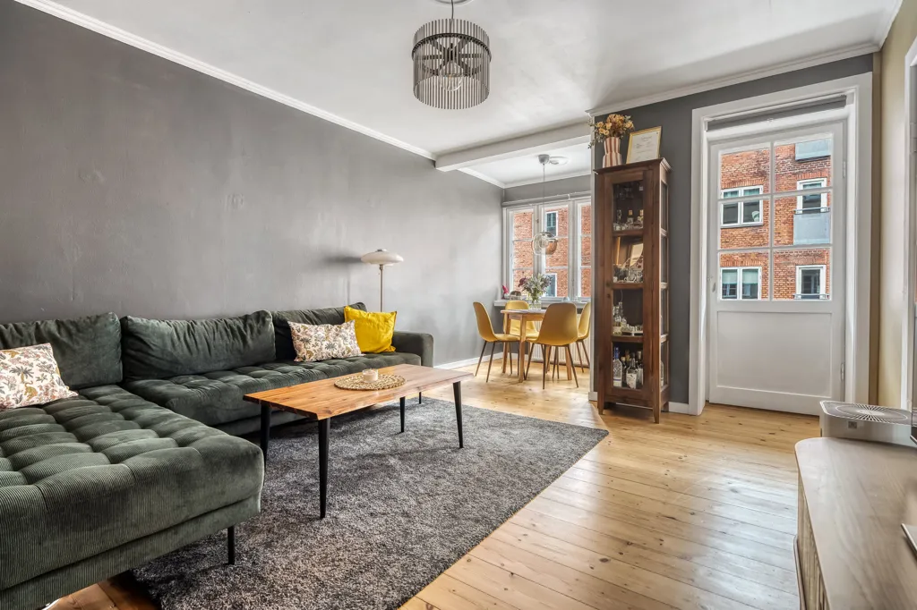 Soggiorno - Condo with Garden Access in Hillerød