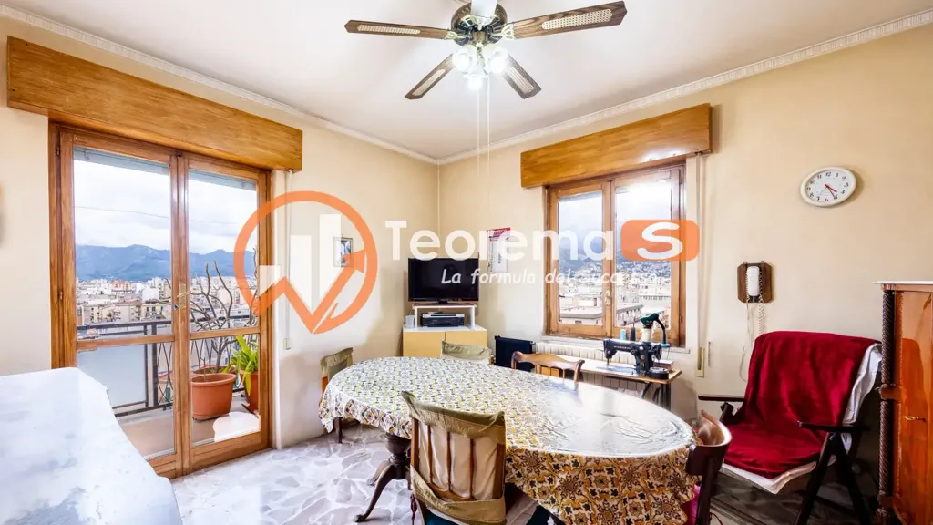 Sala da pranzo - Apartment with Panoramic Views in Palermo