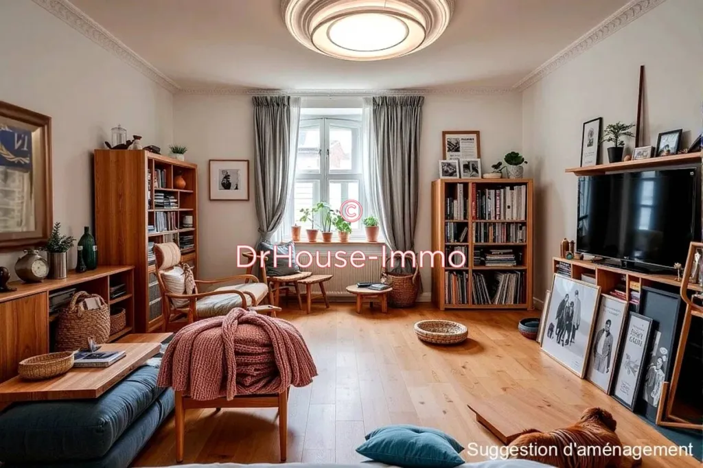 Living Room - Spacious 5-Piece Apartment with Terrace in Eaux-Bonnes