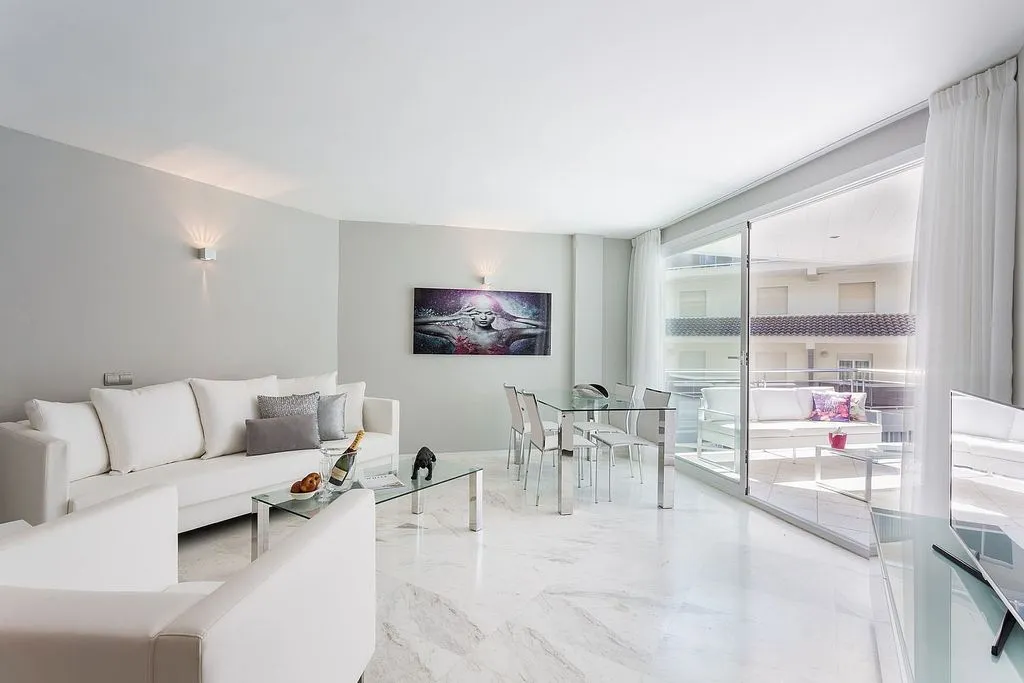 Soggiorno - Apartment with Pool in Marina Botafoch, Ibiza