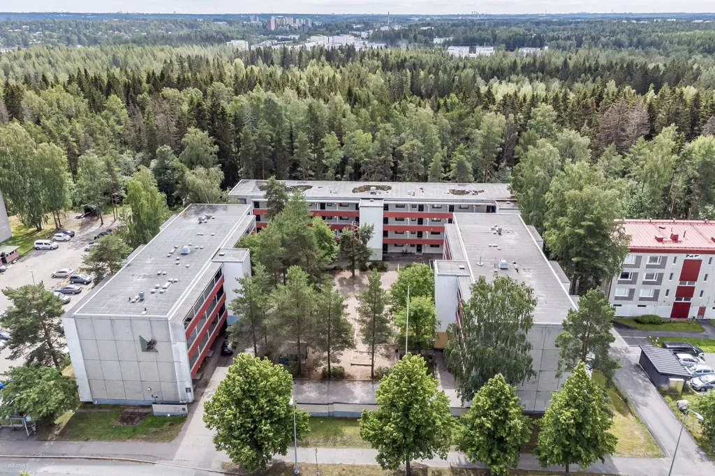Vue aérienne - Renovated One-Bedroom Flat with Balcony in Korso, Vantaa