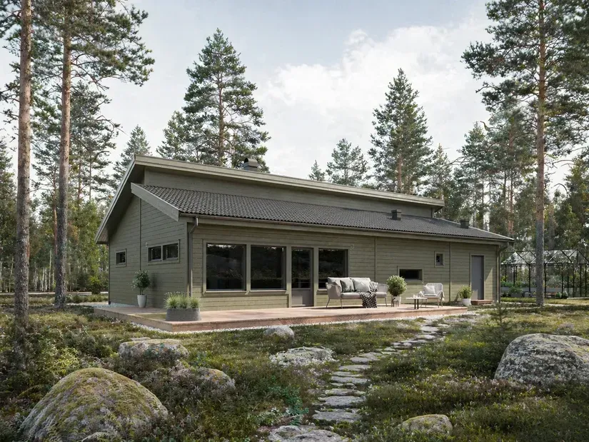 Esterno - Modern Bungalow with Open Plan in Gällinge