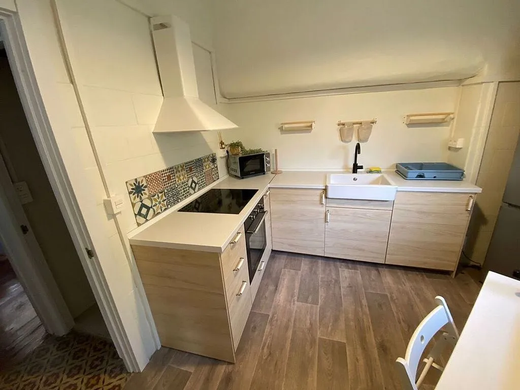 Köök - Student-Friendly Duplex with Terrace in Deusto