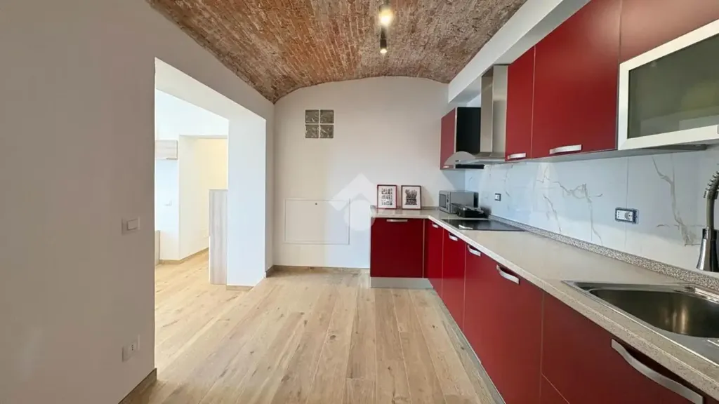 Cuisine - Rustic-Style Apartment with Garden in Pontassieve