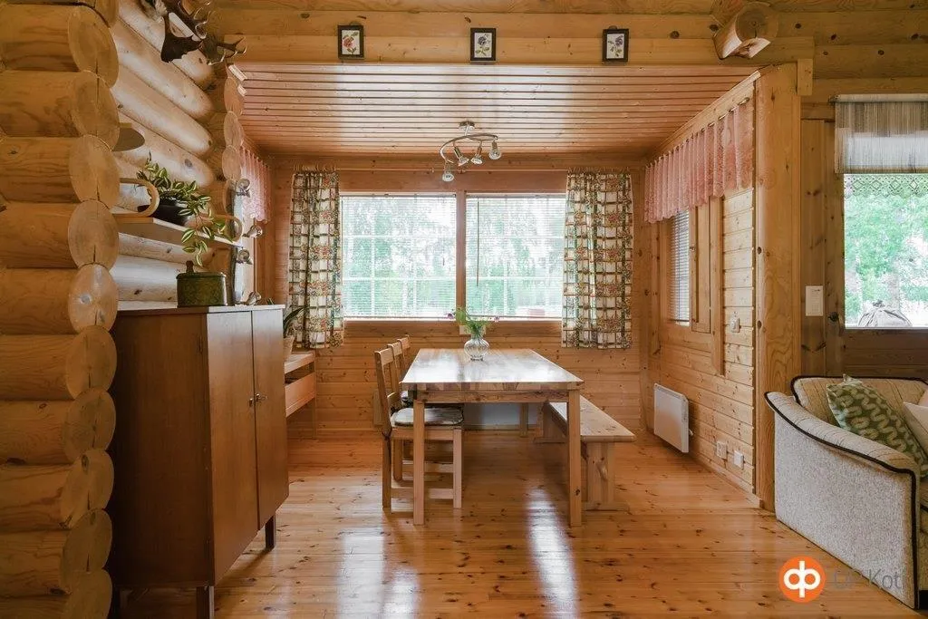 Salle à manger - Cottage with Private Beach in Päijänne Area