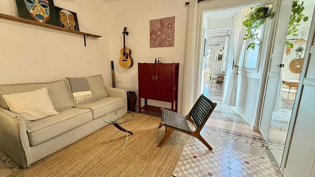 Séjour - 1-Bedroom Flat with Balcony in Sant Antoni