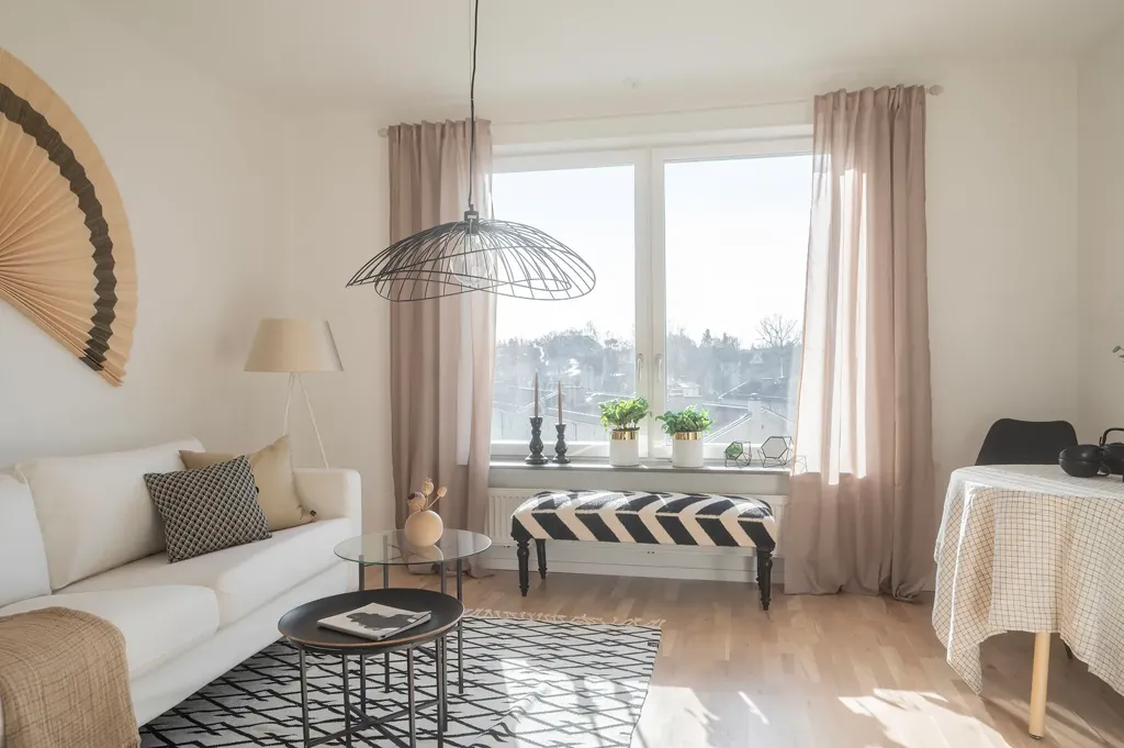 Séjour - Owner-Occupied Flat with Garden in Älvsjö