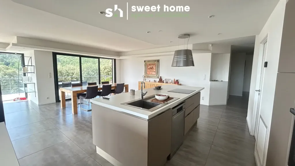 Cucina - Modern Villa with Panoramic View in Néoules