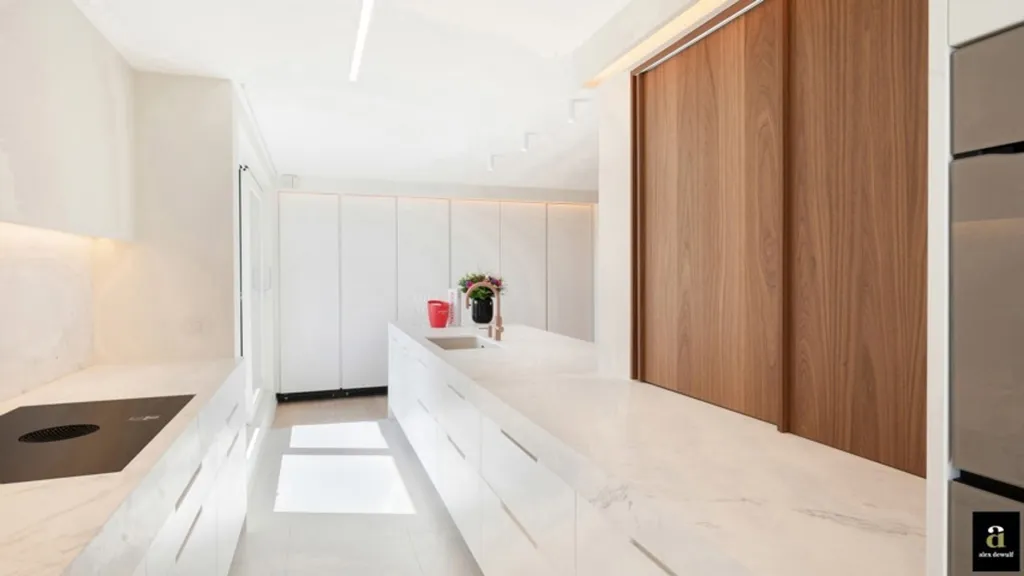 Cuisine - Penthouse Ensoleillé avec Terrasses à Knokke