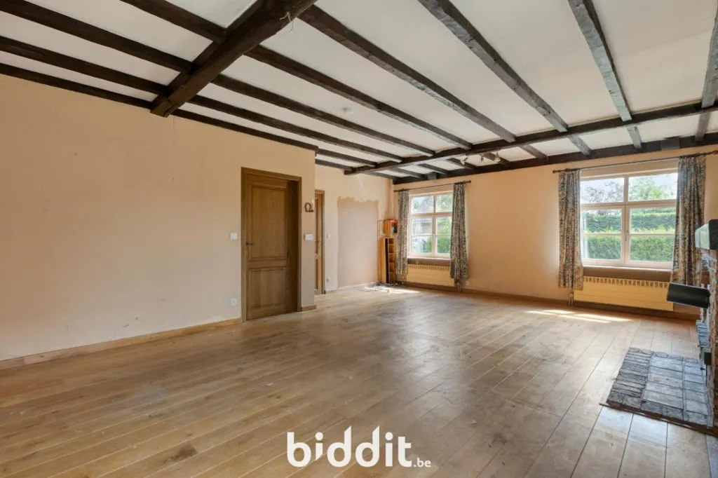 Living Room - Rustic Semi-detached House with Garden near Ghent