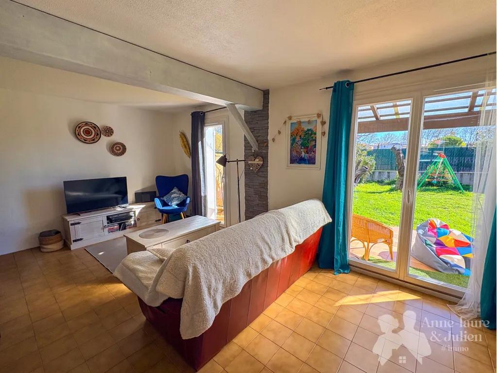 Séjour - Maison au Calme avec Jardins à Pélissanne