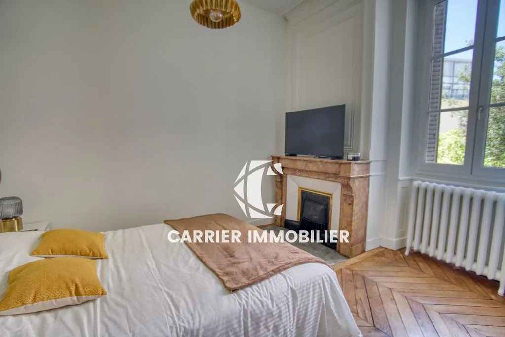 Camere da letto - 1-Bedroom Flat with Fireplaces in Lyon