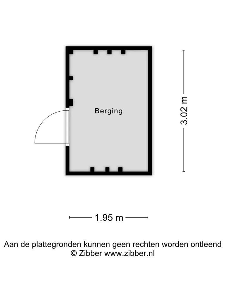 Plan - Maison 4 pièces à Nieuw-Roden
