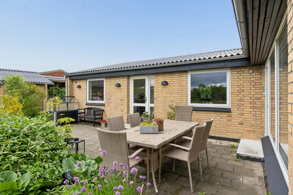 Terrasse - Villa with Garden in Holstebro
