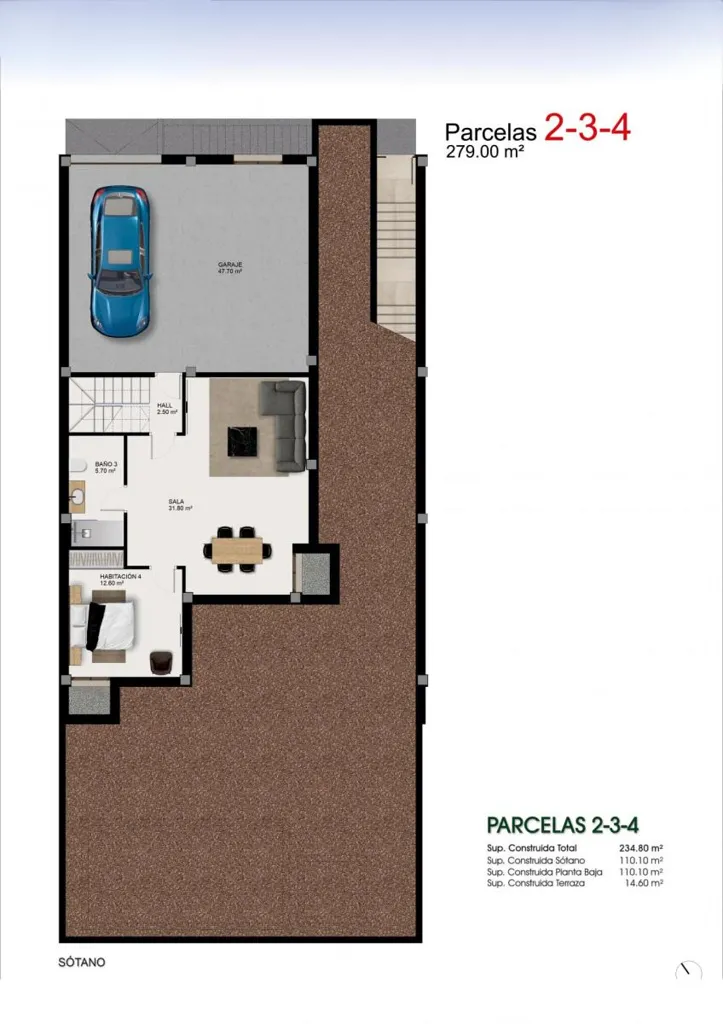 Plan - Modern Villa with Private Pool in Rojales