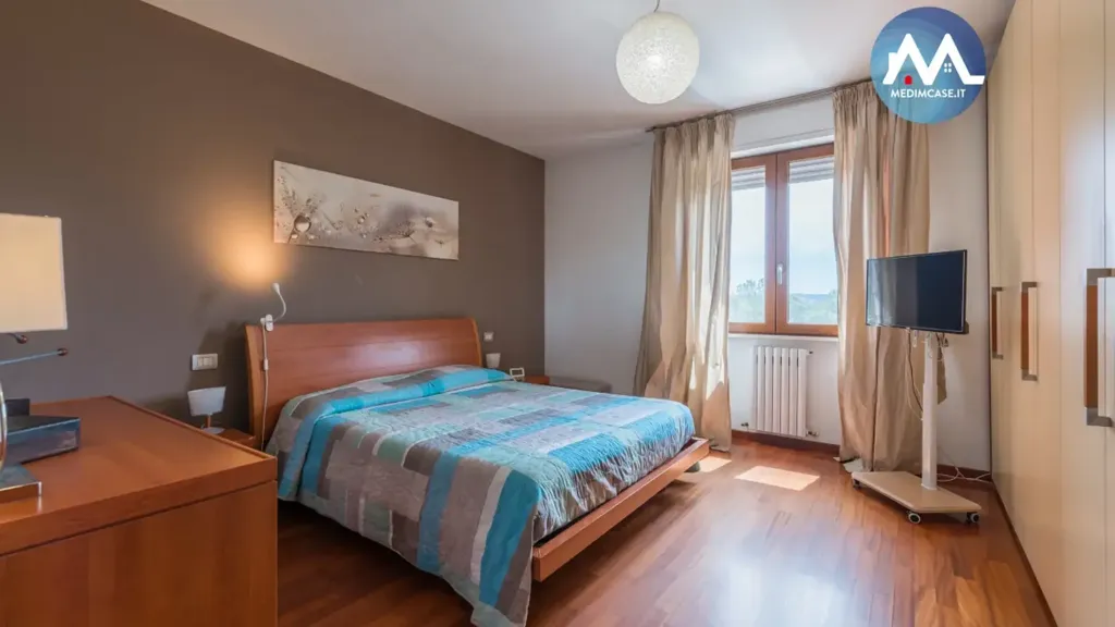 Bedrooms - Trilocale with Balcony in Pesaro