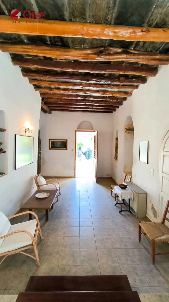 Soggiorno - 19th Century Stone House with Terrace in Mesaria