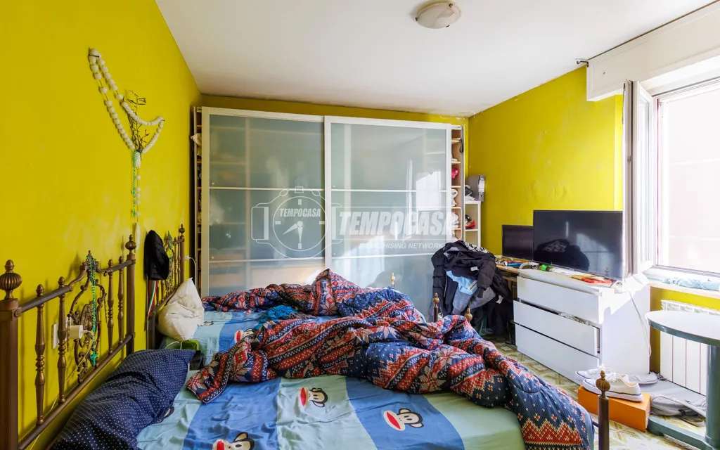 Bedrooms - Partially Refined Apartment with Balcony in Parma