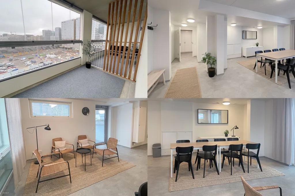 Söögituba - Modern Flat with Balcony in Pasila, Helsinki