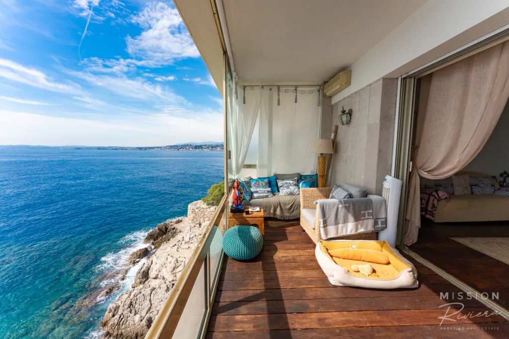 Balcon - Appartement Duplex avec Vue Mer au Cap de Nice
