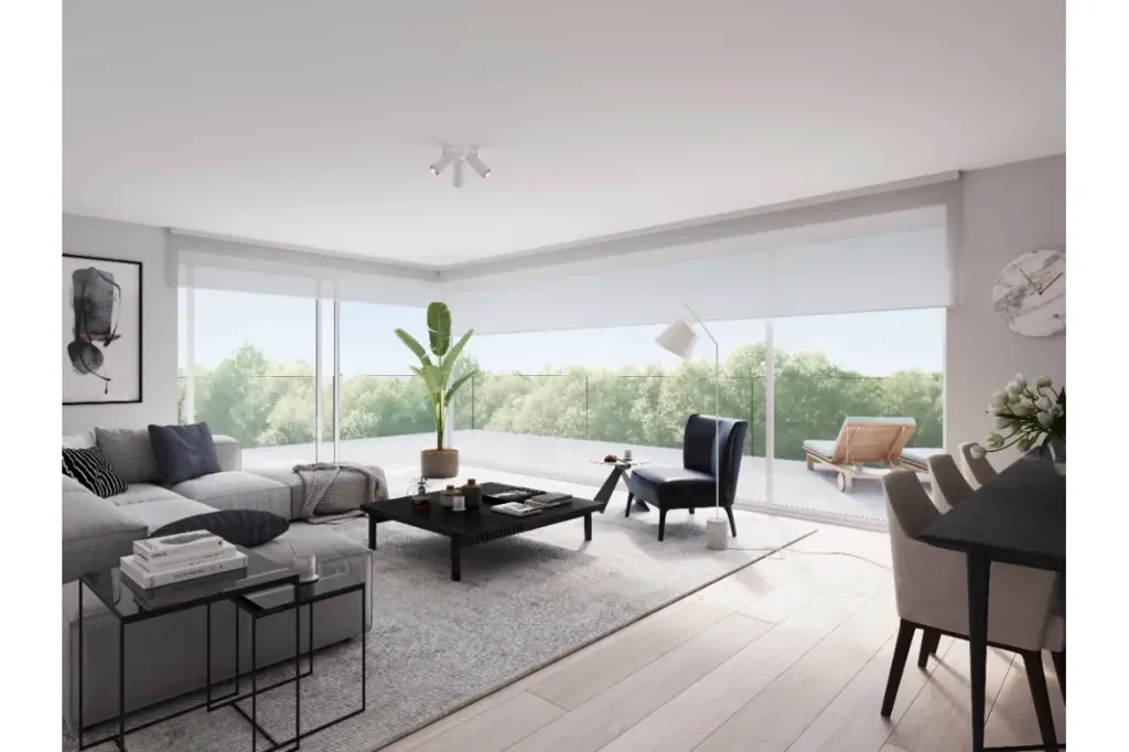 Salón - Duplex Apartment with Terrace in Nieuwpoort
