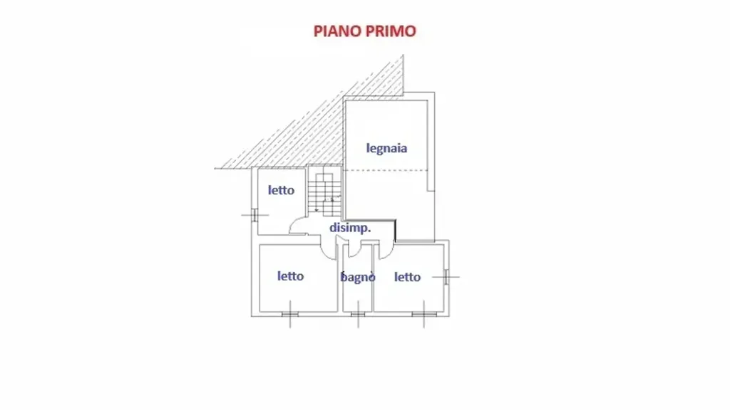 Plan - Independent House with Land in Alseno