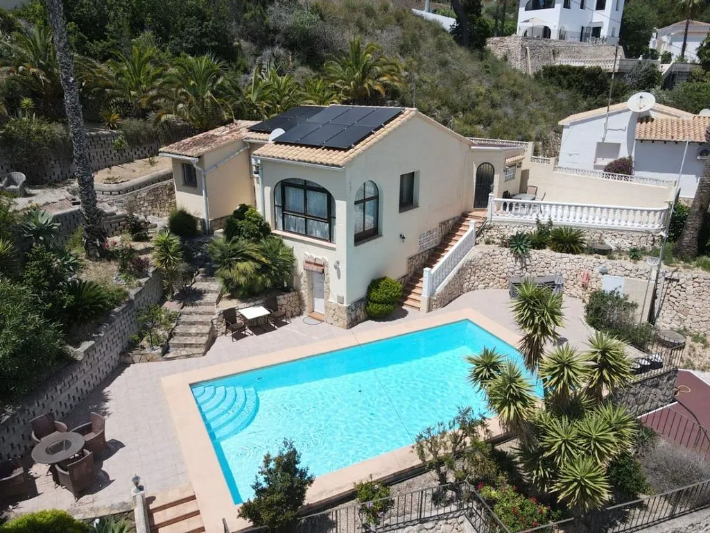 Vue aérienne - Villa with Pool and Terrace in Benissa
