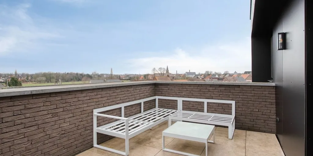 Balcon - Appartement Moderne avec Terrasse à Kortemark