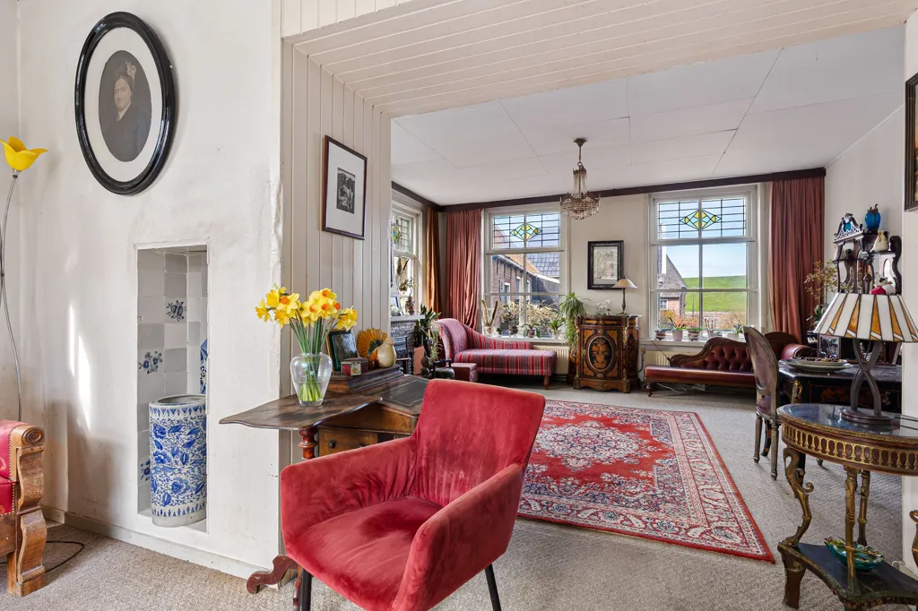 Soggiorno - Monumental House with Waddenzee View in Wierum